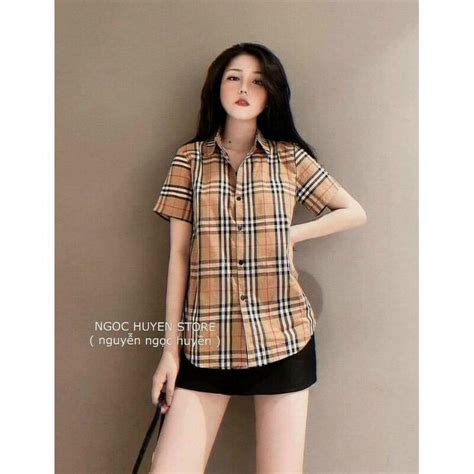 sơ mi burberry nữ